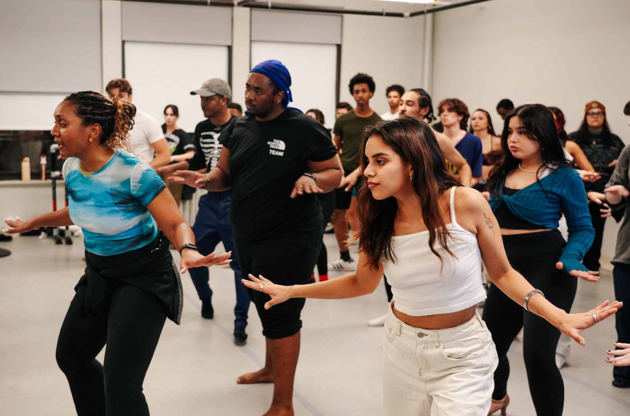 NYCDA Students in a Jazz Workshop