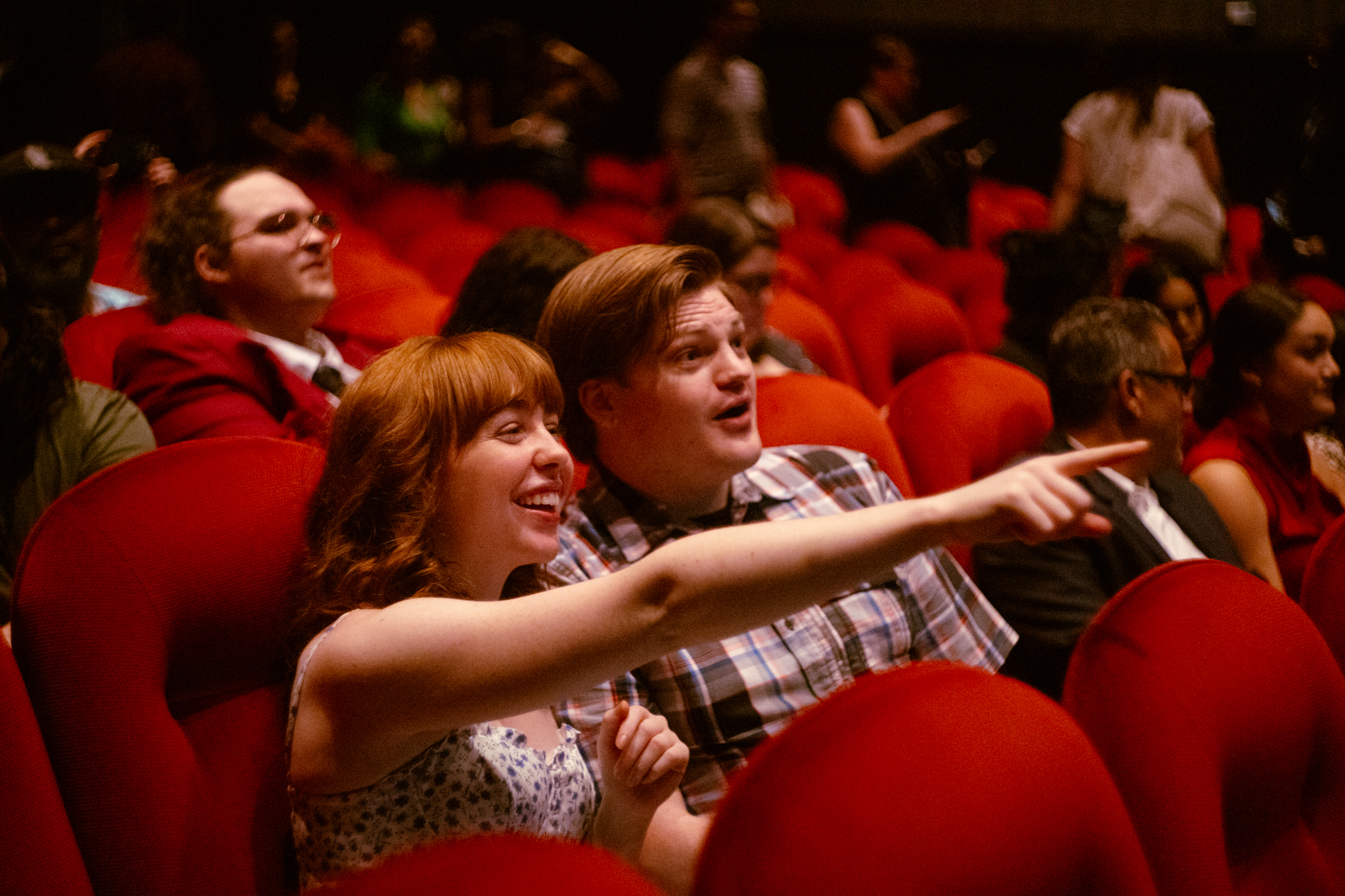 NYCDA Students at a film screening